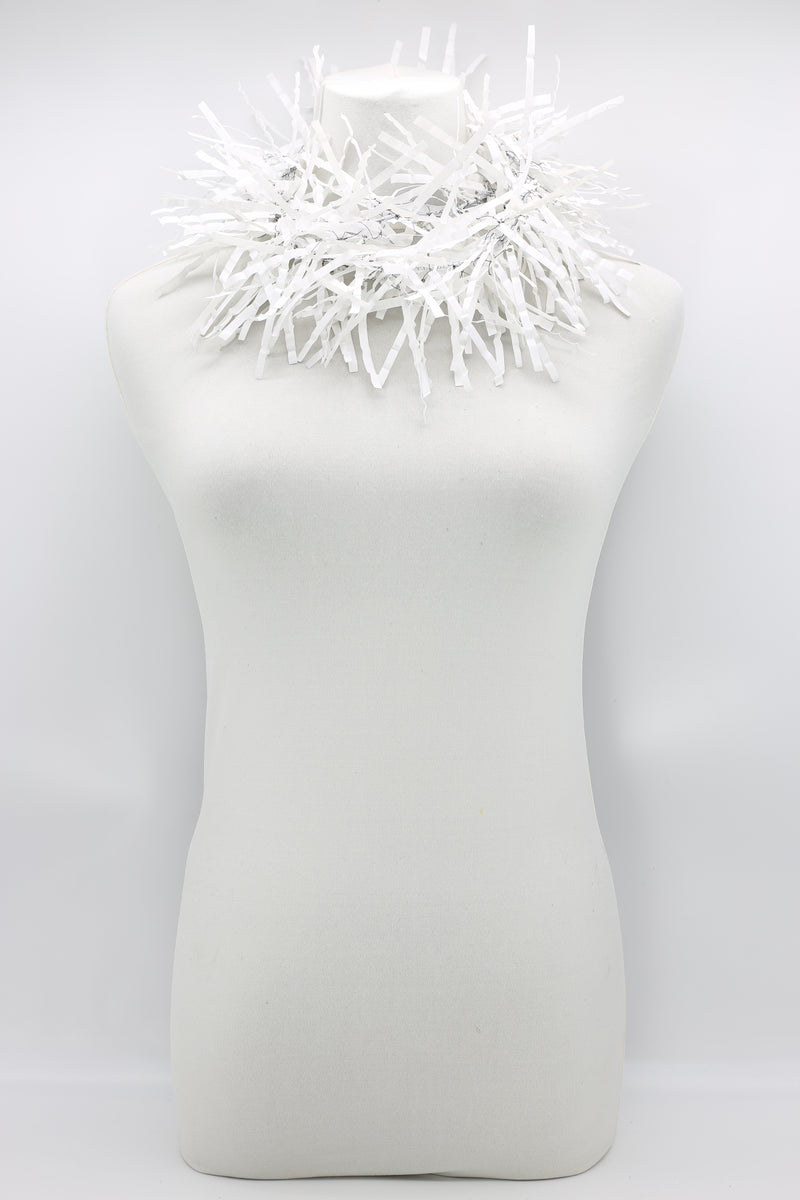 Jimi Hendrix Recycled Plastic Bottle Fringe Necklace