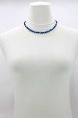 Small Crystal Cube Bead Necklace – Modern Classic Sparkle