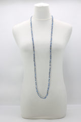 Elegant Crystal Cube Necklace – Handmade & Minimalist - Medium