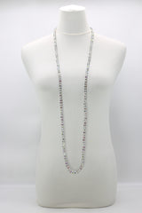 Elegant Crystal Cube Necklace – Handmade & Minimalist - Medium