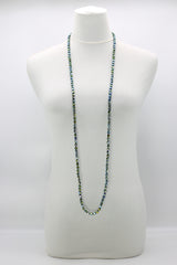 Elegant Crystal Cube Necklace – Handmade & Minimalist - Medium
