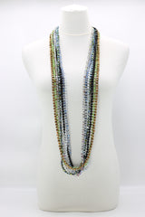 Elegant Crystal Cube Necklace – Handmade & Minimalist - Medium