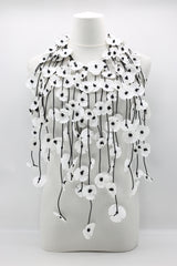Big Poppy Cape Necklace-Made from Recycled Plastic Bottles - Jianhui London