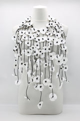 Big Poppy Cape Necklace-Made from Recycled Plastic Bottles - Jianhui London