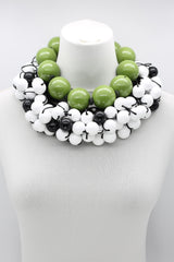 Recycled Wooden Giant Beads and Berry Beads Set - Jianhui London