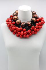 Recycled Wooden Giant Beads and Berry Beads Set - Jianhui London