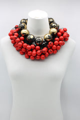 Recycled Wooden Giant Beads and Berry Beads Set - Jianhui London