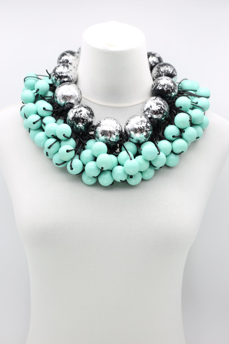 Recycled Wooden Giant Beads and Berry Beads Set - Jianhui London