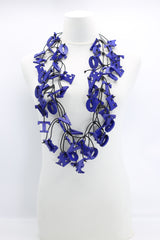 Handmade VOTE Letter Statement Necklace – Recycled Wood Bold Statement Jewelry