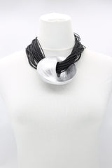 Eco-Friendly Handmade Bamboo Necklace – Unique Lightweight Pendant Design