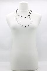 Elegant Crystal Cube Necklace – Minimalist Handmade Jewelry