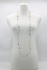 Elegant Crystal Cube Necklace – Minimalist Handmade Jewelry