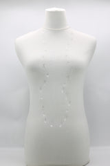 Elegant Crystal Cube Necklace – Minimalist Handmade Jewelry