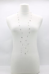 Elegant Crystal Cube Necklace – Minimalist Handmade Jewelry