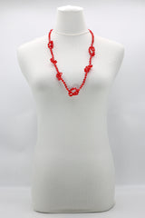 Elegant Crystal Cube Necklace – Handmade & Minimalist - Medium