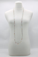 Elegant Crystal Cube Necklace – Handmade & Minimalist - Medium