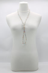 Elegant Crystal Cube Necklace – Handmade & Minimalist - Medium