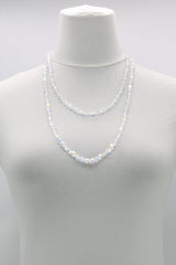 Elegant Crystal Cube Necklace – Handmade & Minimalist - Medium