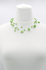 Floating Wooden Cube Necklace | Minimalist Eco-Friendly Jewelry