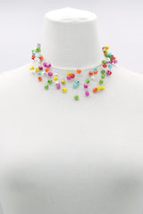 Floating Wooden Cube Necklace | Minimalist Eco-Friendly Jewelry