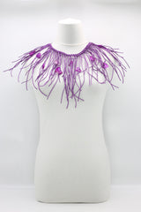 Jimi Hendrix Leatherette & Recycled Plastic Heart Necklace - Jianhui London