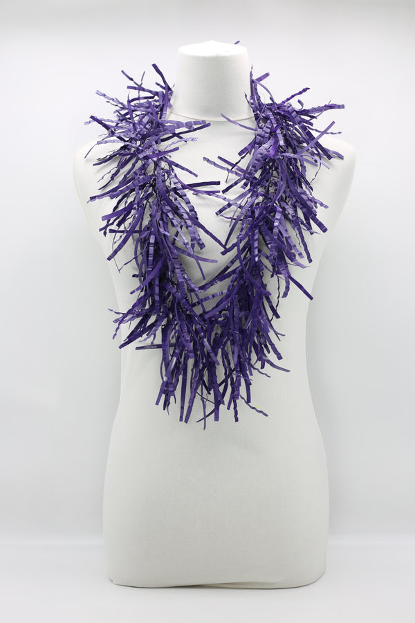 Jimi Hendrix Recycled Plastic Bottle Fringe Necklace - Jianhui London