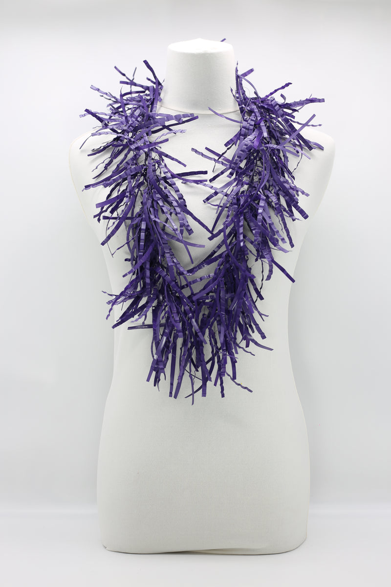 Jimi Hendrix Recycled Plastic Bottle Fringe Necklace - Jianhui London