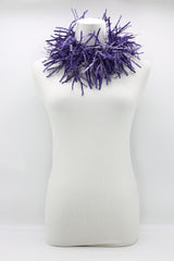 Jimi Hendrix Recycled Plastic Bottle Fringe Necklace - Jianhui London
