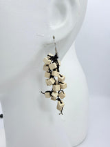 Iris Pashmina Hand-crocheted Tassel Earrings