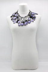 Jimi Hendrix Recycled Wooden Disks Necklace Short - Jianhui London