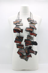 Jimi Hendrix 3-Strand Recycled Leather With LOVE Necklace - Jianhui London