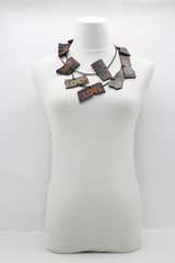 Jimi Hendrix 3-Strand Recycled Leather With LOVE Necklace - Jianhui London