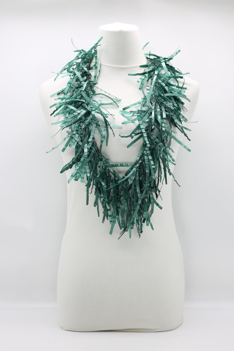 Jimi Hendrix Recycled Plastic Bottle Fringe Necklace - Jianhui London