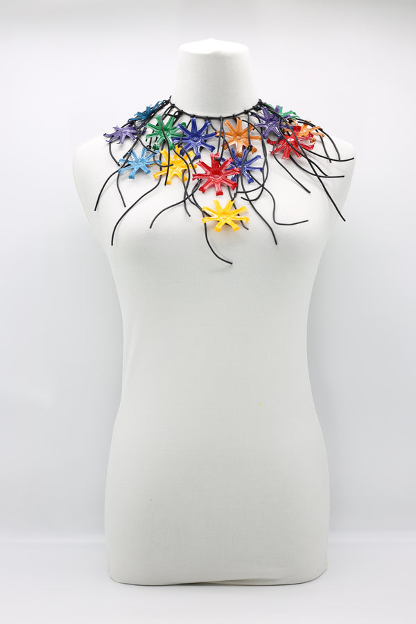 Jimi Hendrix Recycled Plastic Starfish Necklace Short - Jianhui London