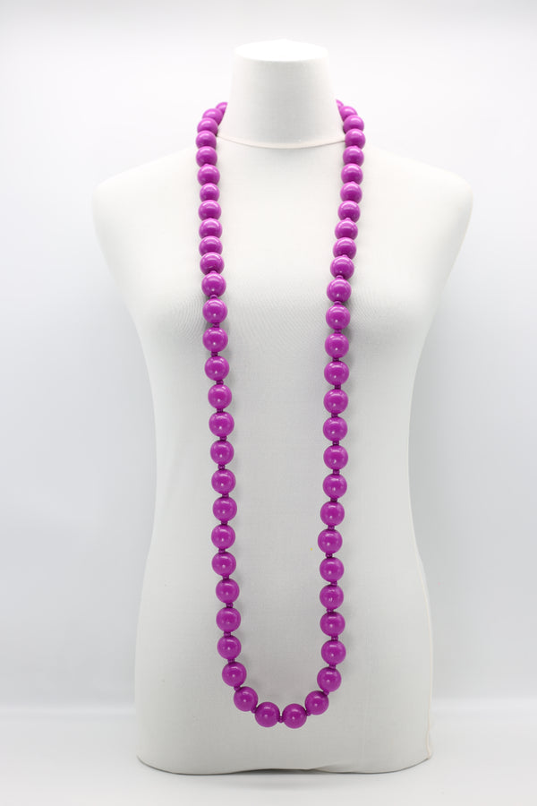 Round Beads Necklace - 22mm - Jianhui London