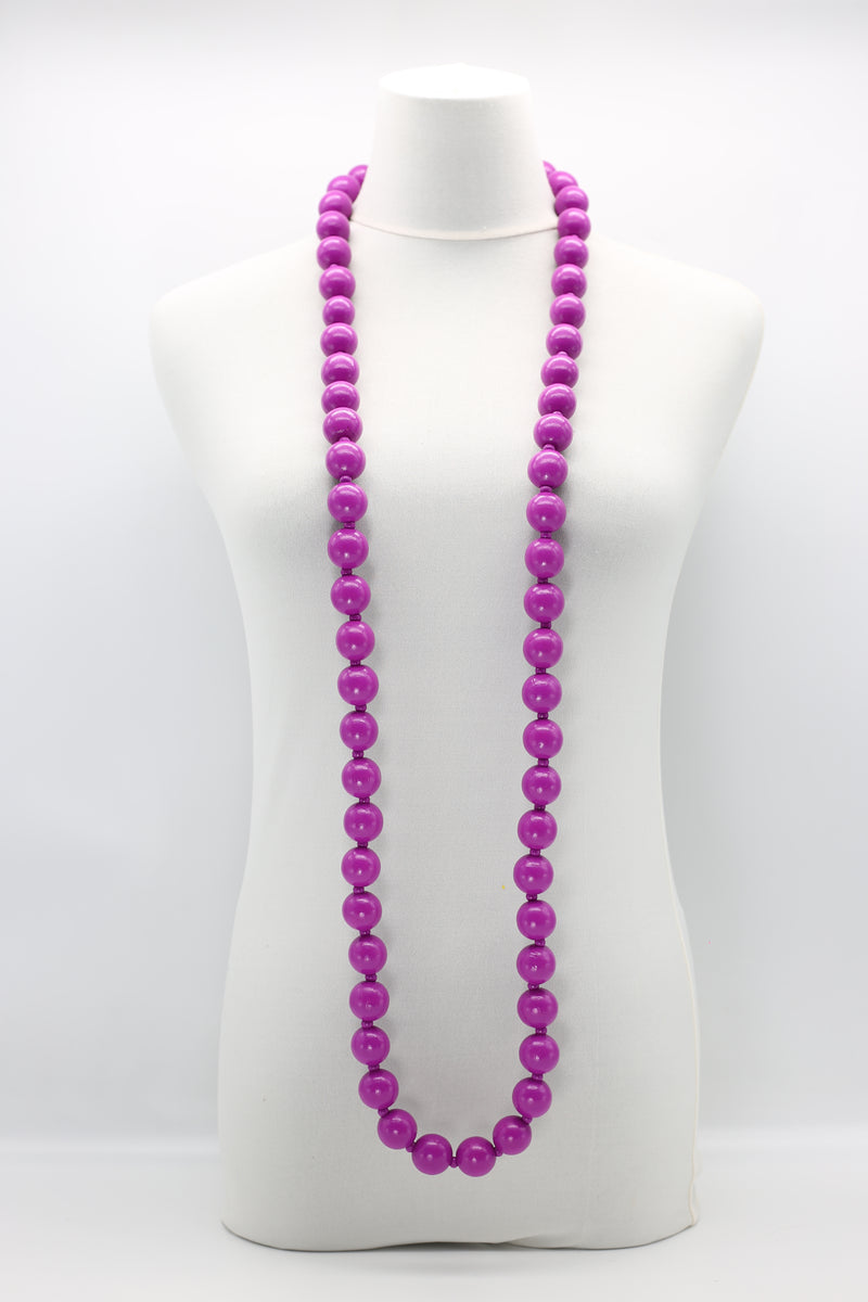 Round Beads Necklace - 22mm - Jianhui London