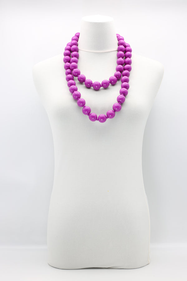 Round Beads Necklace - 22mm - Jianhui London