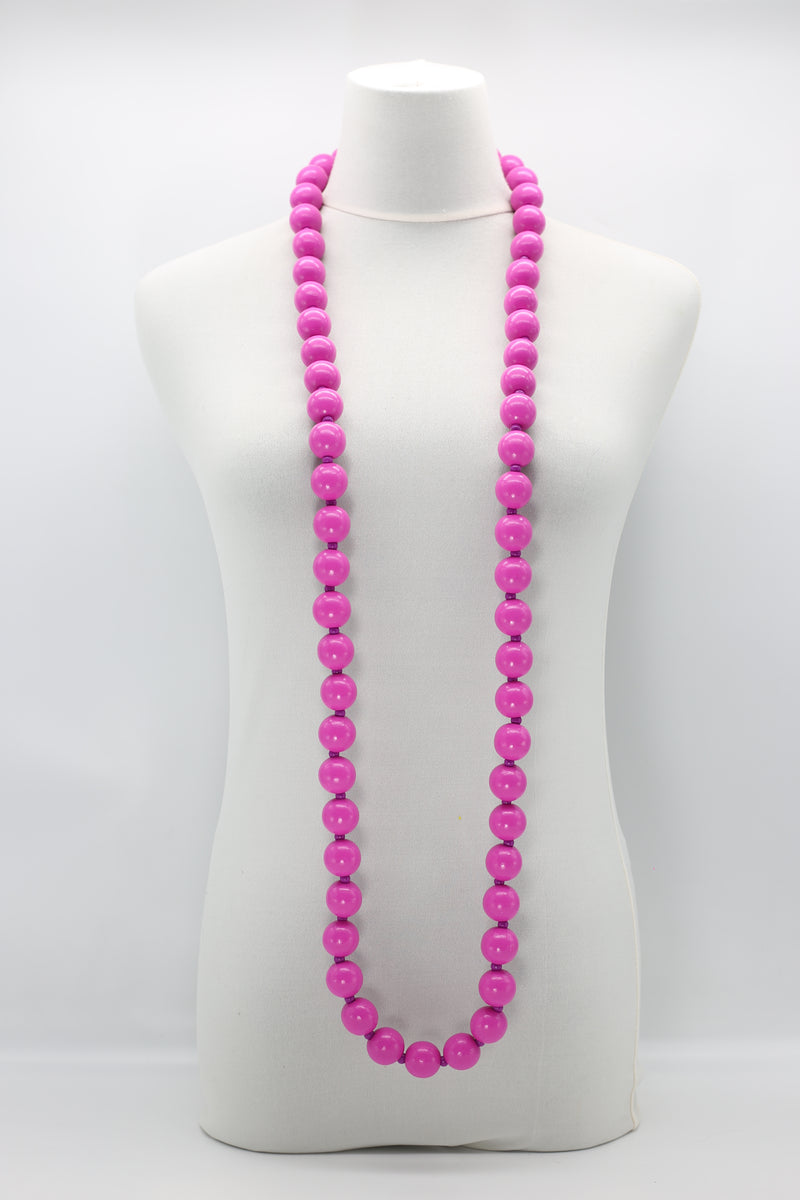 Round Beads Necklace - 22mm - Jianhui London