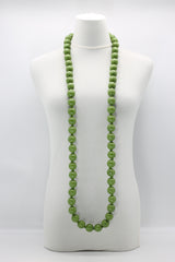 ROUND BEADS NECKLACE - 22MM HAND PAINTED - Jianhui London