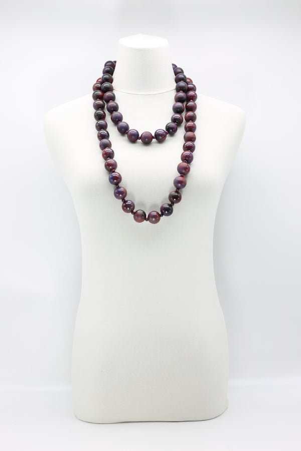 Round Beads Necklace - Hand-painted