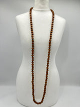 Faceted Wooden Beads Necklaces Set - Small