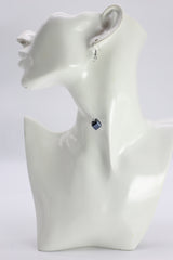 Handmade Single Crystal Dangle Earrings for Wedding & Party