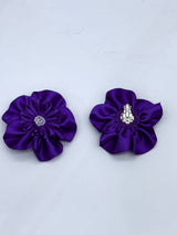 Handmade Poppy Clip-On Earrings – Sustainable Statement Floral Jewelry Gift for Her