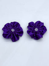Handmade Poppy Clip-On Earrings – Sustainable Statement Floral Jewelry Gift for Her