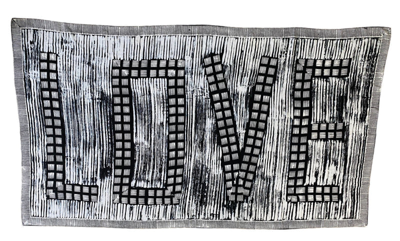Hand Made Batik Love Scarf - Jianhui London