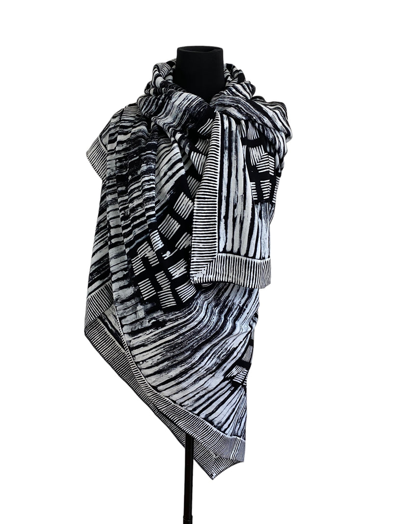Hand Made Batik Love Scarf - Jianhui London