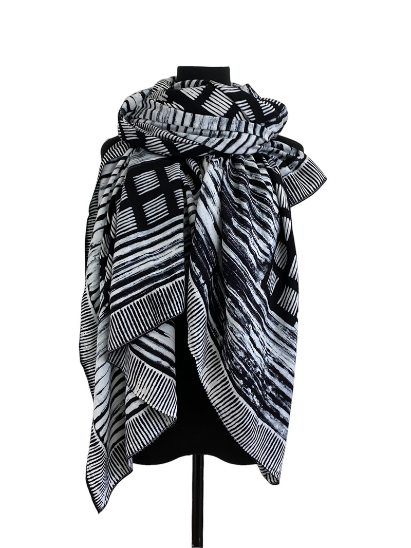 Hand Made Batik Love Scarf - Jianhui London