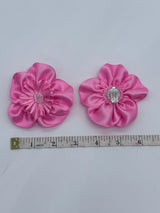 Handmade Poppy Clip-On Earrings – Sustainable Statement Floral Jewelry Gift for Her
