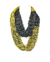 Hand Painted Pashmina Fishnet Infinity Scarf – Large Statement Necklace Scarf