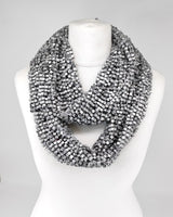 Hand Painted Pashmina Fishnet Infinity Scarf – Large Statement Necklace Scarf
